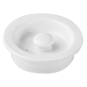 Крышка для чайника «Кунстверк»; материал: фарфор; 700 мл; диаметр=77/59мм.; белый