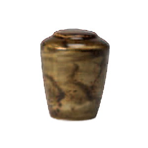 Солонка «Крафт»; материал: фарфор; диаметр=57, высота=74 мм; коричневый