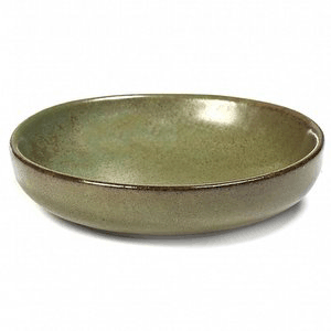 Тарелочка для масла «Серфис»; керамика; D=9,H=2см; зеленый 