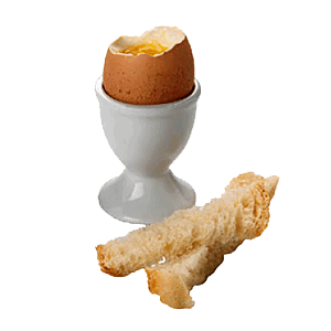 Подставка для яйца «Ин Ситу»; материал: фарфор; диаметр=5, высота=6.3 см.; белый