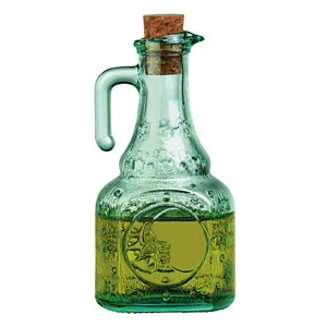 Бутылка-графин масло/уксус «Хелиос»; стекло; 240 мл; диаметр=75, высота=180, длина=77, ширина=60 мм; прозрачный