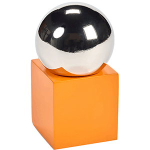 Мельница для перца; сталь нержавеющая,абс-пластик; ,H=99,L=46мм; оранжевый , серебряный 