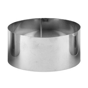 Кольцо для выкладки гарниров; сталь нержавейка; D=105,H=50мм; металлический 