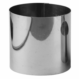 Кольцо для выкладки гарниров; сталь нержавейка; D=105,H=100мм; металлический 