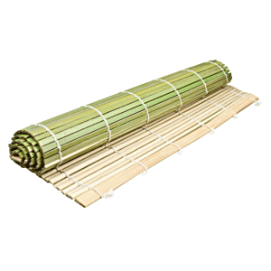 Подкладка настольная; материал: бамбук; высота=2, длина=270, ширина=265 мм; зеленый