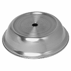 Крышка для тарелки; сталь нержавеющая; диаметр=27, высота=7.5 см.; металлический