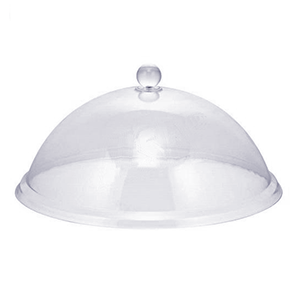 Крышка для тарелки; поликарбонат; диаметр=30, высота=14 см.