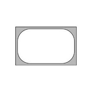 Полка дренажная для гастроемкости (1/1); поликарбонат; высота=1.5, длина=47.5, ширина=27 см.; прозрачный