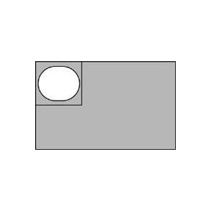 Гастроемкость (1/6); полипропилен; объем: 1 литр; высота=6, длина=17.6, ширина=16.2 см.; белый