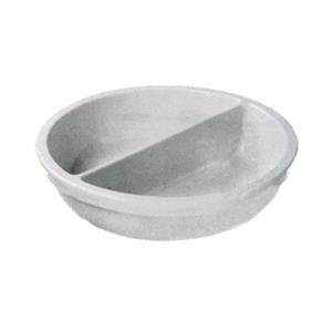 Гастроемкость круглая; материал: фарфор; диаметр=33, высота=5.7 см.; белый