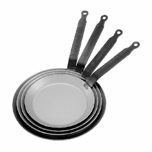 Сковорода для блинов; белая сталь; диаметр=180, высота=15, длина=360 мм; металлический