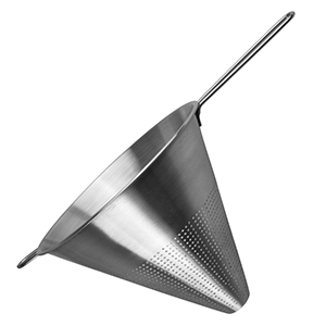 Дуршлаг конический «Проотель»; сталь нержавеющая; диаметр=24, высота=23, длина=44, ширина=32 см.; металлический