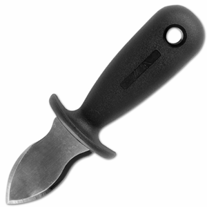 Нож для устриц «Тутти»; сталь нержавеющая,пластик; длина=15/5, ширина=3.5 см.; цвет: черный,металлический