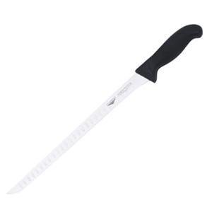 Нож для тонкой нарезки; сталь нержавеющая,пластик; длина=45/32, ширина=2 см.; цвет: черный