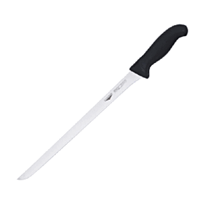 Нож рыбный для тонкой нарезки; сталь нержавеющая,пластик; длина=455/320, ширина=20 мм; цвет: черный