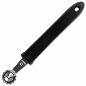 Нож для удаления плодоножки; сталь,абс-пластик; диаметр=20, высота=8, длина=145 мм; металлический,цвет: черный