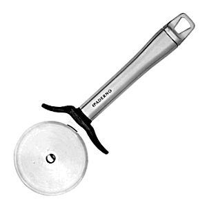 Нож для пиццы роликовый; сталь, пластик; диаметр=67, длина=210 мм; металлический, цвет: черный