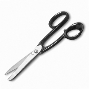 Ножницы для рыбы; сталь, пластик; высота=0.1, длина=24, ширина=9 см.; металлический, цвет: черный