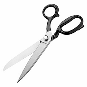 Ножницы кухонные; сталь нержавеющая; длина=23.5, ширина=8.5 см.; цвет: металлический, черный