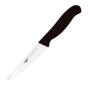 Нож для стейка; сталь; длина=235/120, ширина=20 мм; цвет: черный