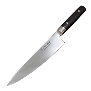 Нож кухонный ”Шеф” «Касуми»; сталь нержавеющая,сталь; длина=33/20, ширина=4 см.; металлический, цвет: черный