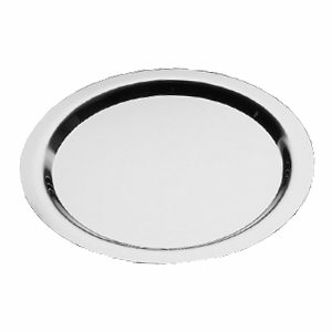 Поднос круглый «Файнес»; сталь; диаметр=38, высота=2 см.; металлический