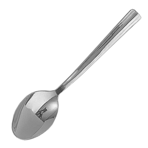 Ложка для салата «M18»; сталь нержавеющая; длина=215/70, ширина=50 мм; металлический