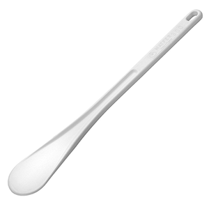 Лопатка кухонная «Экзогласс»; пластик; высота=1, длина=45, ширина=7 см.; белый