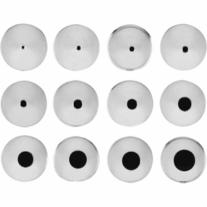 Набор кондитерских насадок (12 штук); сталь нержавеющая; диаметр=17, высота=30, длина=115, ширина=60 мм; металлический