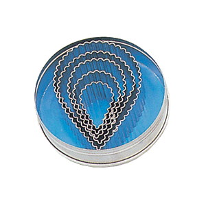 Набор кондитерских форм «Капля» [5 шт]; сталь нержавеющая; диаметр=12, высота=3 см.; металлический