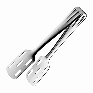 Щипцы для пирожных; сталь; длина=20, ширина=3.7 см.; металлический
