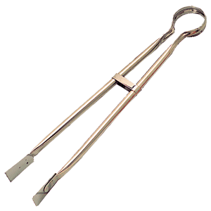 Щипцы для барбекю; сталь; длина=53, ширина=4 см.; металлический