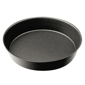 Форма для выпечки; сталь, антипригарное покрытие; диаметр=24, высота=4.3 см.; цвет: черный