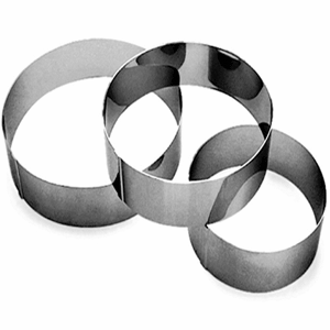 Кольцо кондитерское; сталь нержавеющая; диаметр=7, высота=9 см.; металлический