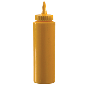 Емкость для соусов; пластик; 700 мл; диаметр=6.5, высота=38, длина=52, ширина=46 см.; желтый