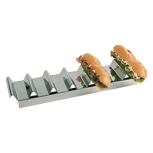 Подставка для бутербродов на 7 шт.; сталь нержавеющая; длина=47.5, ширина=10.5 см.