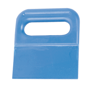 Шпатель кондитерский; пластик; длина=14.5, ширина=13.5 см.; синий