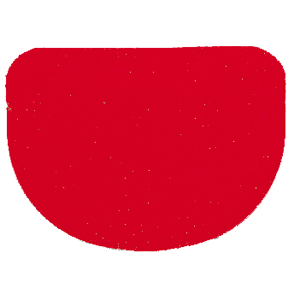 Шпатель кондитерский (10 штук); пластик; длина=12.2, ширина=9 см.; красный