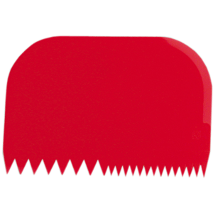 Шпатель кондитерский (10 штук); пластик; высота=1.5, длина=14.5, ширина=10 см.; красный