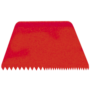 Шпатель кондитерский (10 штук); пластик; высота=3.5, длина=22, ширина=13.5 см.; красный