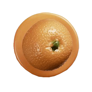 Пукли «Апельсин» (12 штук); пластик; оранжевый цвет