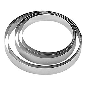 Кольцо кондитерское; сталь нержавеющая; диаметр=70, высота=45 мм