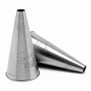 Насадка кондитерская (2 штуки); сталь нержавеющая; диаметр=2 мм