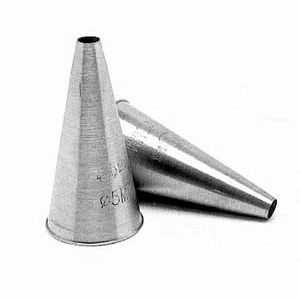 Насадка кондитерская (2 штуки); сталь нержавеющая; диаметр=3 мм