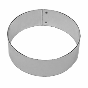 Кольцо кондитерское; сталь нержавеющая; диаметр=180, высота=35, ширина=152 мм; металлический