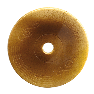 Форма для шоколада «Музыкальный диск» (2 штуки); диаметр=12 см.