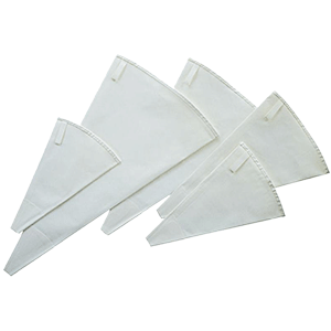 Мешок кондитерский; хлопок,полиуретан; ,L=25см; белый
