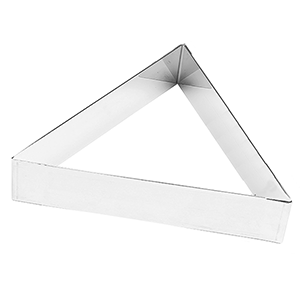 Форма кондитерская «Треугольник»; сталь нержавеющая; высота=45, длина=240 мм