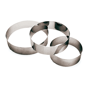Кольцо кондитерское ; сталь нержавеющая; D=180,H=60мм