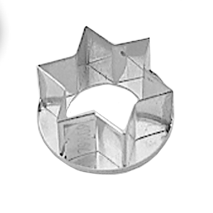 Резак «Звезда»; сталь нержавеющая; диаметр=5 см.